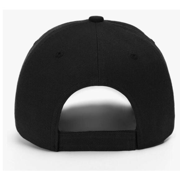 Unisex Mens Teamlife Plain Blank Baseball. Cap Adjustable Trucker Hats Black - Picture 2 of 6